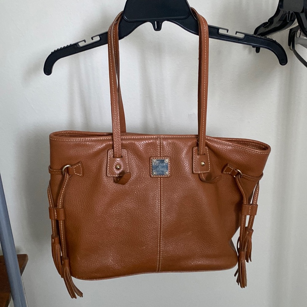 Dooney & Burke tote bag, inside needs to be cleaned.